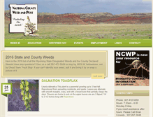 Tablet Screenshot of natronacountyweeds.com